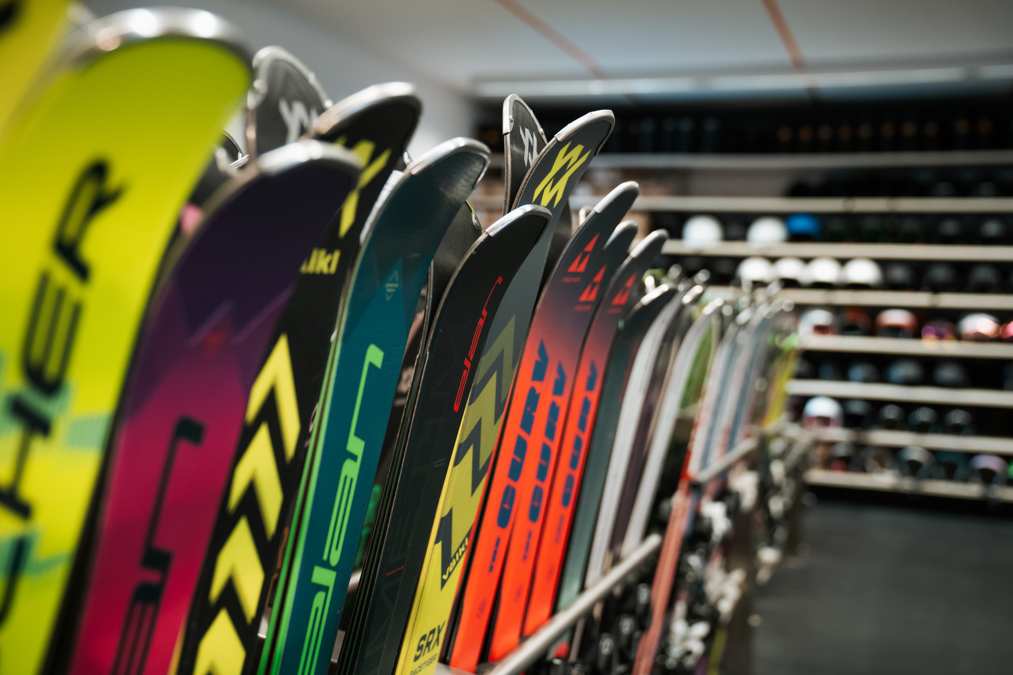 Ski rental equipment